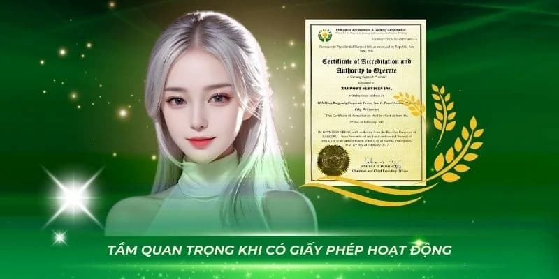 Vì sao người chơi nên quan tâm đến giấy phép hoạt động 789win